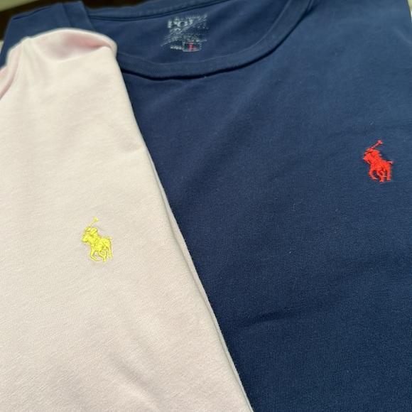 POLO RALPH LAUREN TEE SHIRTS (2) SIZE L - Picture 2 of 9